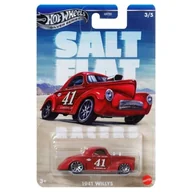 Samochody i pojazdy dla dzieci - Hot Wheels Silver Series Salt Flat 3/5 Samochodzik Autko Pojazd 1:64 1941 Willys 3+ - miniaturka - grafika 1