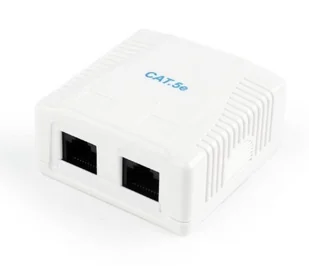 Gembird Gniazdo natynkowe UTP dwuportowe NCAC-2U5E-01 - Gniazdka elektryczne - miniaturka - grafika 6