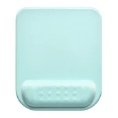 Podkładki na biurko - Podkładka pod mysz i nadgarstek, Powerton Ergoline Pastel Edition, ergonomiczna, miętowa, piana, Powerton - miniaturka - grafika 1