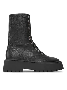 Steve Madden Trapery Odilia Bootie SM11002631 SM11002631-017 Czarny - Botki damskie - miniaturka - grafika 1
