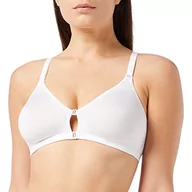 Biustonosze - Triumph Triaction Fitness Biustonosz sportowy z tyłu pływaka, biały, 75B - miniaturka - grafika 1