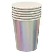 Dekoracje i nakrycia stołu na imprezę - SPARKLEZ Kubki holo 200ml 6szt. - miniaturka - grafika 1