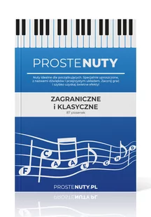 Proste nuty zagraniczne i klasyczne - Akcesoria do instrumentów klawiszowych - miniaturka - grafika 1
