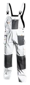 Odzież robocza - Neo Spodnie robocze na szelkach białe rozmiar XL - 81-140-XL - miniaturka - grafika 1