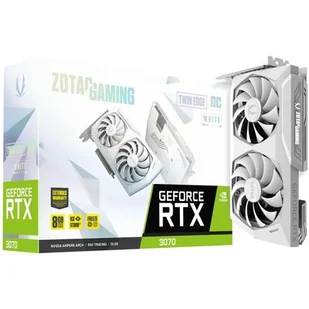 Zotac GeForce RTX 3070 Twin Edge OC White Edition LHR - 8GB - GDDR6 - 256bit - Karty graficzne - miniaturka - grafika 1