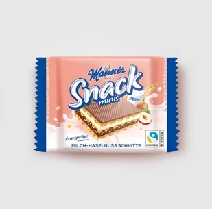 Manner Wafle z kremem mlecznym i z orzechów laskowych 5-cio pack - Batoniki - miniaturka - grafika 1