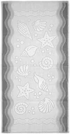 Ręczniki - Greno FLORA OCEAN RĘCZNIK 50x100 06 POPIELATY 380 068222 - miniaturka - grafika 1