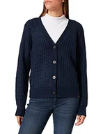 Swetry damskie - Camel Active Womenswear Sweter damski, granatowy, XXL - miniaturka - grafika 1