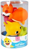 Zabawki do kąpieli - Baby Shark zestaw gumowych figurek 6 elementów - miniaturka - grafika 1