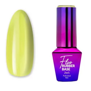 Molly Lac Baza kauczukowa do lakierów hybrydowych neonowa Rubber Base 2w1 Fluo MollyLac Cool Swirl 10 g Nr 2 - Lakiery hybrydowe Molly Lac Baza kauczukowa do lakierów hybrydowych neonowa Rubber Base 2w1 Fluo MollyLac Cool Swirl 10 g Nr 2 - Lakiery hybrydowe - miniaturka - grafika 1