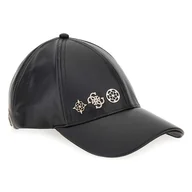 Czapki damskie - Damska Czapka z daszkiem GUESS BASEBALL CAP AW5185POL03-BLA – Czarny - miniaturka - grafika 1