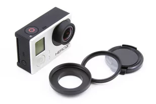 Zestaw Ochronny 3w1 (adapter 37mm / Filtr Uv / Dekielek) Do Gopro Hero 4 3+ 3 - Akcesoria do kamer sportowych - miniaturka - grafika 1