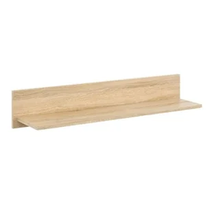Półka wisząca, ścienna, loft, 100x20x18 cm, dąb sonoma, mat - Półki do salonu - miniaturka - grafika 1