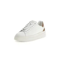 Sneakersy damskie - Damskie Sneakersy GUESS ELBINA FLJELBFAL12-WHBEI – Biały - miniaturka - grafika 1