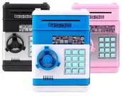 Skarbonki - Sejf Skarbonka Bankomat Na Monety Banknoty + Pin - miniaturka - grafika 1