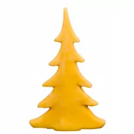 Świece - Świeca z wosku pszczelego choinka płaska duża - miniaturka - grafika 1