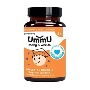 UmmU Mózg&Wzrok 8+, kapsułki 240 szt - Suplementy naturalne - miniaturka - grafika 1