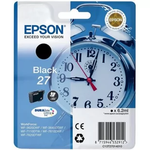 Epson tusz Black 27, C13T27014010 C13T27014010 - Tusze oryginalne - miniaturka - grafika 1