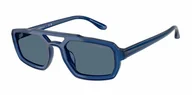 Okulary przeciwsłoneczne - Okulary Przeciwsłoneczne Emporio Armani EA 4240U Shiny Opal Blue - miniaturka - grafika 1