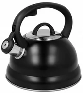 Czajniki na gaz - CZAJNIK Stalowy CZARNY MATOWY 2,5l Indukcja 2406 - miniaturka - grafika 1