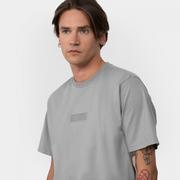 Koszulki sportowe męskie - Męski t-shirt basic FILA BELSH tee - szary - miniaturka - grafika 1