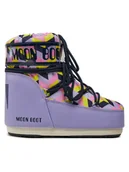 Śniegowce damskie - Moon Boot Śniegowce Mb Icon Low Optical 80D1409550 Fioletowy - miniaturka - grafika 1