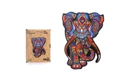 Puzzle - Puzzle Drewniane Słoń Indyjski Puza3-05326 (Pe3264) - miniaturka - grafika 1