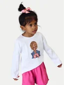 Bluzki dla dziewczynek - Mayoral Bluzka 3020 Biały Regular Fit - miniaturka - grafika 1