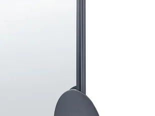 Lustro ścienne metalowe 69 x 80 cm czarne AULON Lumarko! - Lustra - miniaturka - grafika 5