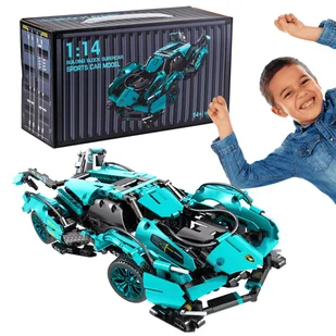 ZESTAW KLOCKÓW KONSTRUKCYJNYCH dla dzieci RTDR457-4 Sports Car Model Revuelto na Prezent - Klocki ZESTAW KLOCKÓW KONSTRUKCYJNYCH dla dzieci RTDR457-4 Sports Car Model Revuelto na Prezent - Klocki - miniaturka - grafika 1