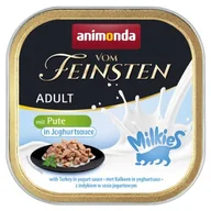 Mokra karma dla kotów - animonda Vom Feinsten Adult Milkies 32 x 100 g Indyk, w sosie jogurtowym - miniaturka - grafika 1
