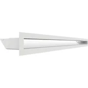 Akcesoria do wentylacji i klimatyzacji - Kratka wentylacyjna kominkowa LUFT 6x80 biała Slim - miniaturka - grafika 1