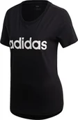 Koszulki i topy damskie - Adidas Koszulka damska Essentials Linear Slim Tee czarna r. XS DP2361 - miniaturka - grafika 1