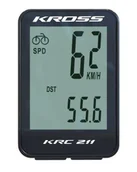 Liczniki rowerowe - Kross Licznik rowerowy KRC 211 przewodowy 5913 - miniaturka - grafika 1