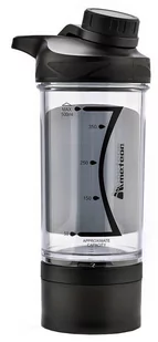 meteor Bidon Shaker Meteor 500 ml czarny 74635 - Shakery i bidony sportowe - miniaturka - grafika 1
