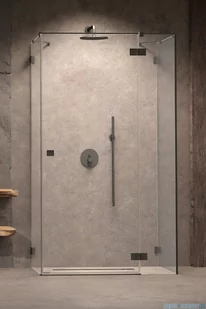 Radaway Essenza Pro Brushed GunMetal Kdj+S kabina 90x100x90cm prawa szczotkowany grafit 10097310-92-01R/10098080-01-01/10098090-01-01 - Kabiny prysznicowe Radaway Essenza Pro Brushed GunMetal Kdj+S kabina 90x100x90cm prawa szczotkowany grafit 10097310-92-01R/10098080-01-01/10098090-01-01 - Kabiny prysznicowe - miniaturka - grafika 1