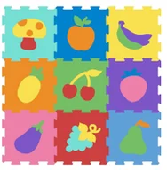 Maty piankowe - Mata piankowa puzzle piankowe na podłogę dla dzieci edukacyjna duża - miniaturka - grafika 1
