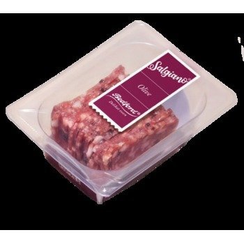 Salgiano Salami z oliwką, plastry cienko krojone 75g Bedford