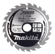 Akcesoria do elektronarzędzi - Makita E-12108 ostrze do piły tarczowej 1 szt. - miniaturka - grafika 1