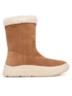 Buty dla dziewczynek - Geox Kozaki J Laquinny Wpf J56NFB 00022 C6627 S Brązowy - miniaturka - grafika 1