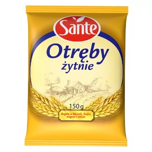 Sante Otręby ŻYTNIE 150g - Ziarna i nasiona roślin strączkowych - miniaturka - grafika 1