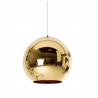 Lampy sufitowe - Step into Design Lampa wisząca MIRROR GLOW L złota 40 cm żyrandol ST-9021-L-gold - miniaturka - grafika 1
