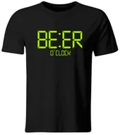 Koszulki męskie - GiTees, Koszulka z nadrukiem Beer O'Clock, rozmiar L - miniaturka - grafika 1