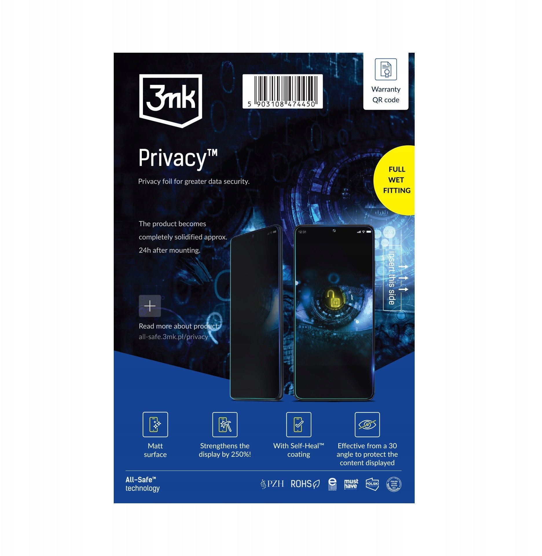 All-Safe Privacy - AIO Phone Dry & Wet Fitting v2.0 25 pcs