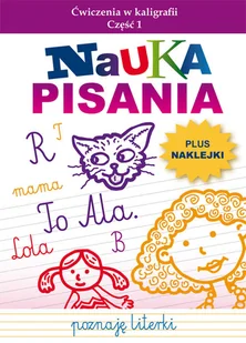 Literat Nauka pisania Ćwiczenia w kaligrafii Część 1 Beata Guzowska - Edukacja przedszkolna - miniaturka - grafika 3