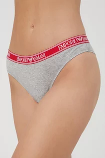 Majtki damskie - Emporio Armani Underwear Underwear brazyliany (2-pack) kolor szary - grafika 1