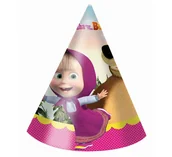 Kartki okolicznościowe i zaproszenia - Godan Czapeczka Karnawalowa Pap Go Masha Fol Op6szt - miniaturka - grafika 1