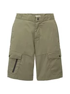 Spodenki damskie - TOM TAILOR Chłopięce dziecięce szorty cargo bermudy, 10415 - Dusty Olive Green, 152 - miniaturka - grafika 1