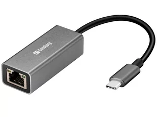 Sandberg Konwerter USB-C - RJ45 (136-04) - Adaptery i przejściówki - miniaturka - grafika 1