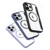 Etui i futerały do telefonów - DUX DUCIS Skin X Pro - futerał z klapką kompatybilny z MagSafe do Apple iPhone 15 Pro niebieski - miniaturka - grafika 1